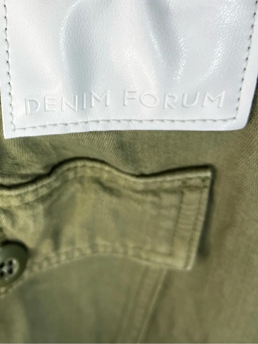 Aritzia Denim Forum Olive Green Cotton 90’s Utility High Rise Loose Jean 26 - Picture 8 of 15